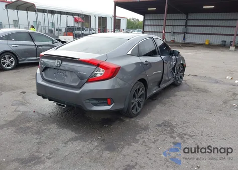 2019 Honda Civic Sport из США, поврежденный, VIN 19XFC2F81KE002618